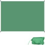 Multifunctional Tarp Waterproof with Carry Bag for Tent Ultralight Outdoor Tent Footprint for Ground Camping Hiking (Green-57.1" x39.4")