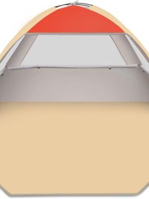 Beach Tent Sun Shelter for 3/4-5/6-7/8-10 Person with UPF 50＋ UV Protection, Lightweight & Easy Setup Beach Shade Canopy, Portable Beach Shade Tent Beach Cabana