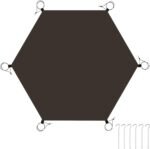 Large Hexagonal Tent Footprint Multifunctional Floor Mat Camping Gear Must Haves Hiking and Survival Gear Tarp Tent Moisture-proof Floor Mat