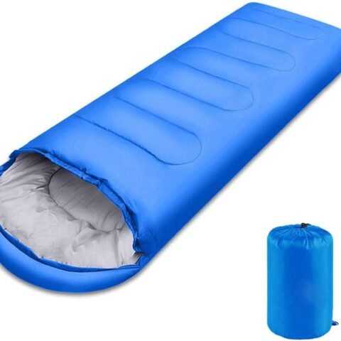 Sleeping Bag, Lightweight 3 Season Weather Sleep Bags for Kids Adults Girls Women, Microfiber Filled 5-20 Degree for Backpacking/Hiking/Camping/Mountaineering with Compression Sack