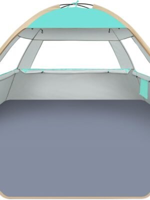 Beach Tent Sun Shelter for 3/4-5/6-7/8-10 Person with UPF 50＋ UV Protection, Lightweight & Easy Setup Beach Shade Canopy, Portable Beach Shade Tent Beach Cabana