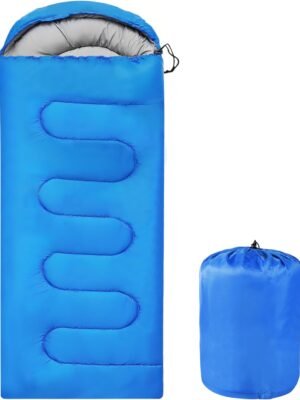 Sleeping Bags Portable Waterproof Camping Sleeping Bag for Adults Kids 4 Seasons Cold Weather or Warm Backpacking Hiking Travel Indoor Outdoor Use