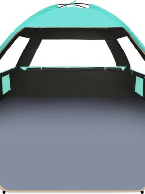 Beach Tent Sun Shelter for 3/4-5/6-7/8-10 Person with UPF 50＋ UV Protection, Lightweight & Easy Setup Beach Shade Canopy, Portable Beach Shade Tent Beach Cabana