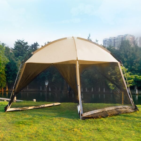 Screen House Tent 11x11 Ft Mesh Net, Outdoor Camping Screen Room Sun Shade Gazebo Shelter Included Carry Bag, Easy Setup & Waterproof, Perfect for Family Picnic, Backyards, BBQ and Party