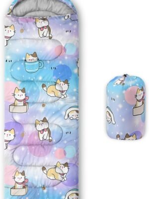 Camping Sleeping Bags,3 Season Warm & Cool Weather,Lightweight,Waterproof Sleeping Bags for Adults & Kids,Traveling,and Outdoors,Camping Gear Equipment