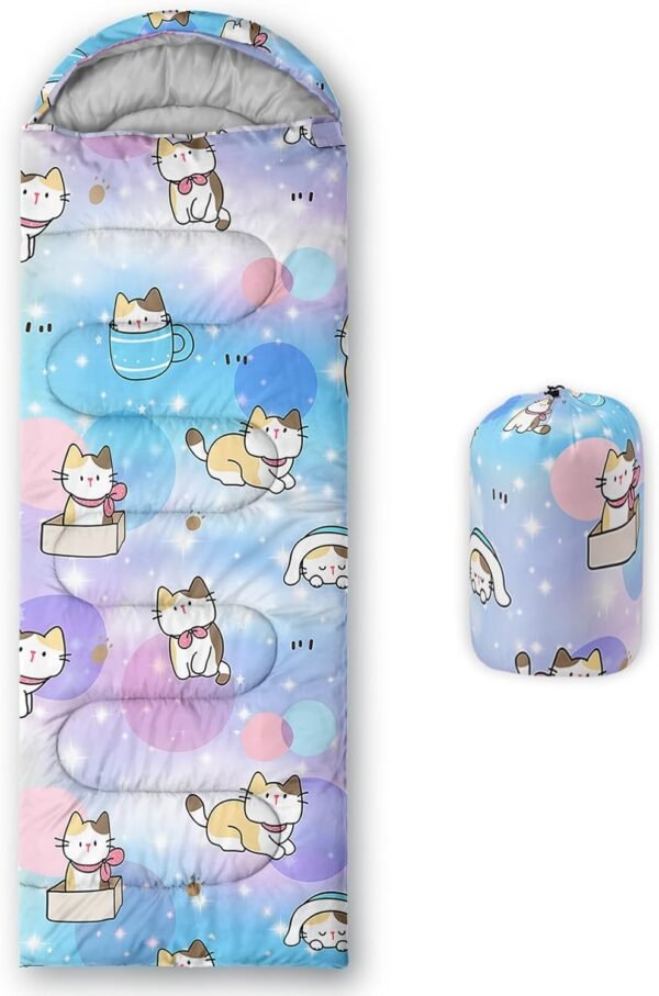 Camping Sleeping Bags,3 Season Warm & Cool Weather,Lightweight,Waterproof Sleeping Bags for Adults & Kids,Traveling,and Outdoors,Camping Gear Equipment