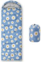Kids Sleeping Bag for Boys Girls,Rocket Moon Print-Lightweight Warm Portable Outdoor Indoor-Waterproof Cold Weather Resistant Sleeping Bag for Camping Hiking