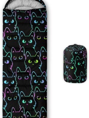 Camping Sleeping Bags,3 Season Warm & Cool Weather,Lightweight,Waterproof Sleeping Bags for Adults & Kids,Traveling,and Outdoors,Camping Gear Equipment