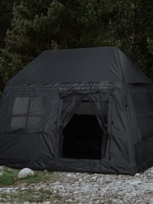 3-4 Person Inflatable Camping Tent Blow Up Tent with Hand Pump Easy Setup Waterproof Inflatable Tent Cabin