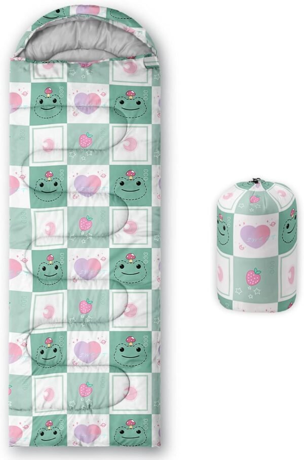 Camping Sleeping Bags,3 Season Warm & Cool Weather,Lightweight,Waterproof Sleeping Bags for Adults & Kids,Traveling,and Outdoors,Camping Gear Equipment