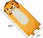 Kid's Nap Buddies Character Preschool Nap Mat, Toddler Sleeping Bag with Pillow for Daycare, Ages 3+