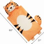 Kid's Nap Buddies Character Preschool Nap Mat, Toddler Sleeping Bag with Pillow for Daycare, Ages 3+