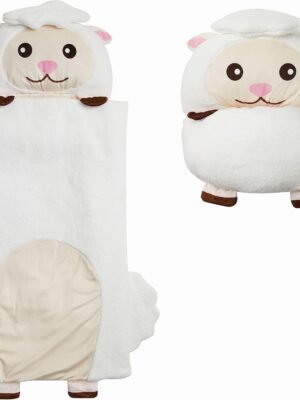 Kid's Nap Buddies Character Preschool Nap Mat, Toddler Sleeping Bag with Pillow for Daycare, Ages 3+